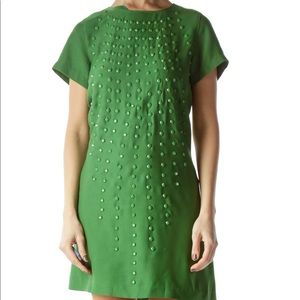 Beautiful vintage emerald green Karta dress